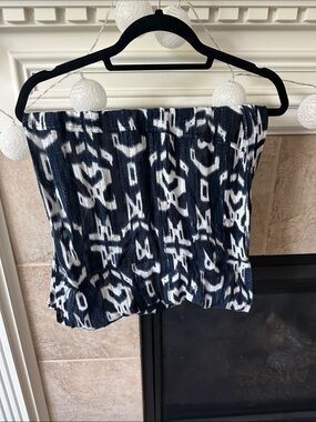 Navy & White infinity scarf